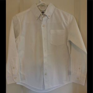 Old Navy shirt boys size 8 long sleeve bottom down